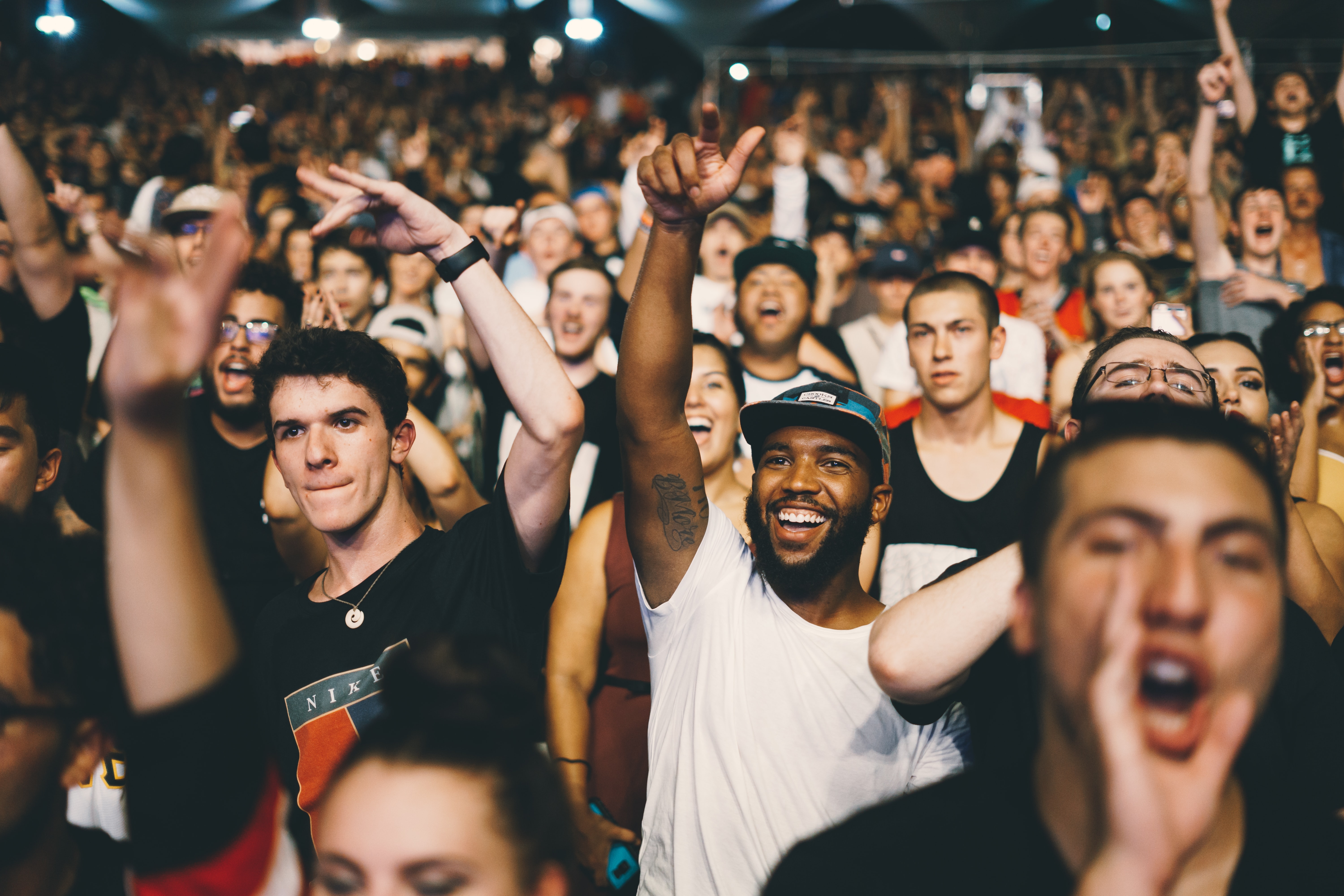 Audience at concert