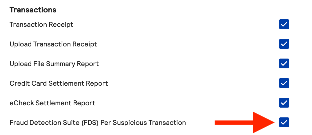 Authorize.net Suspicious Transaction Email Notifications 3.5.26