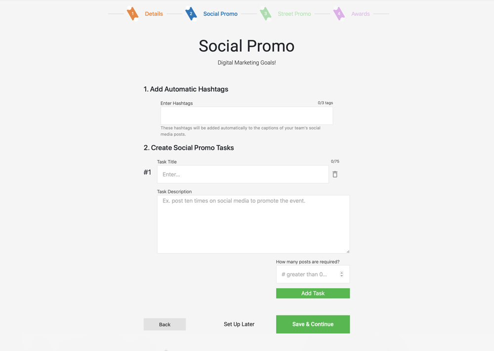 Create social promo