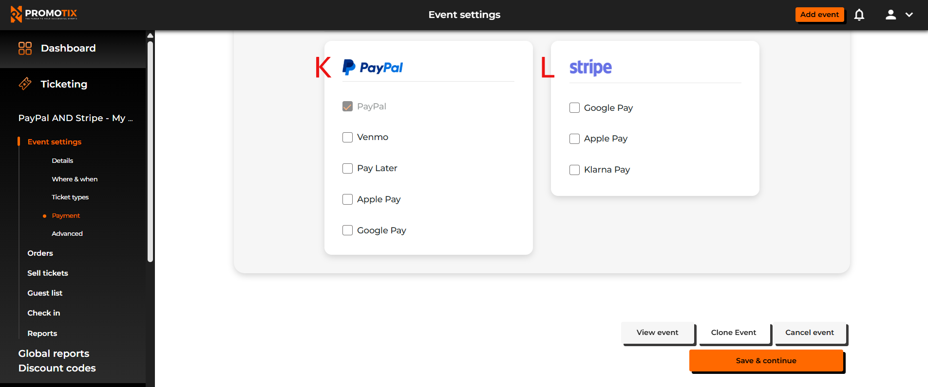Payment screen pt 3