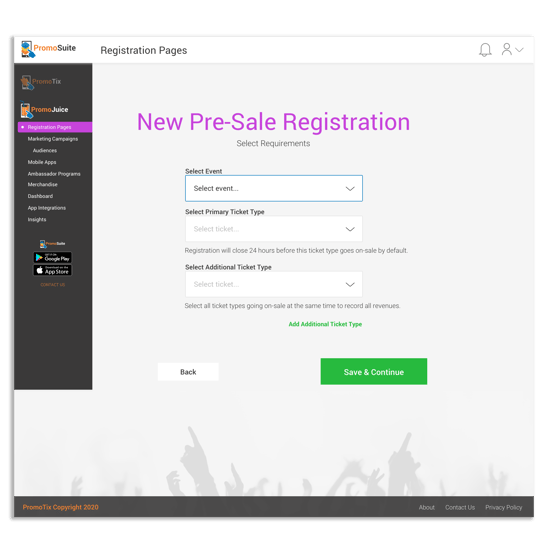 PresaleRegistration