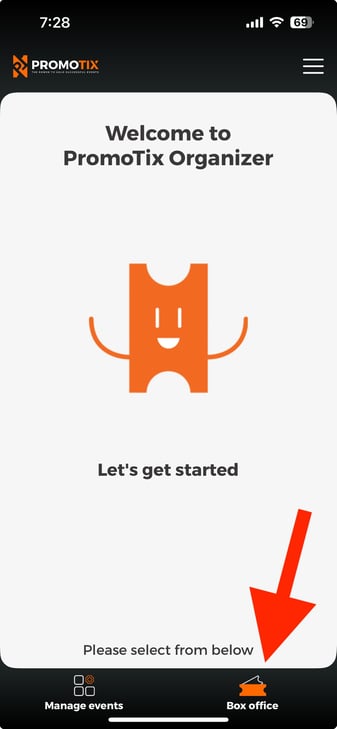 PromoTix Organizer Select Box Office 1.18.26