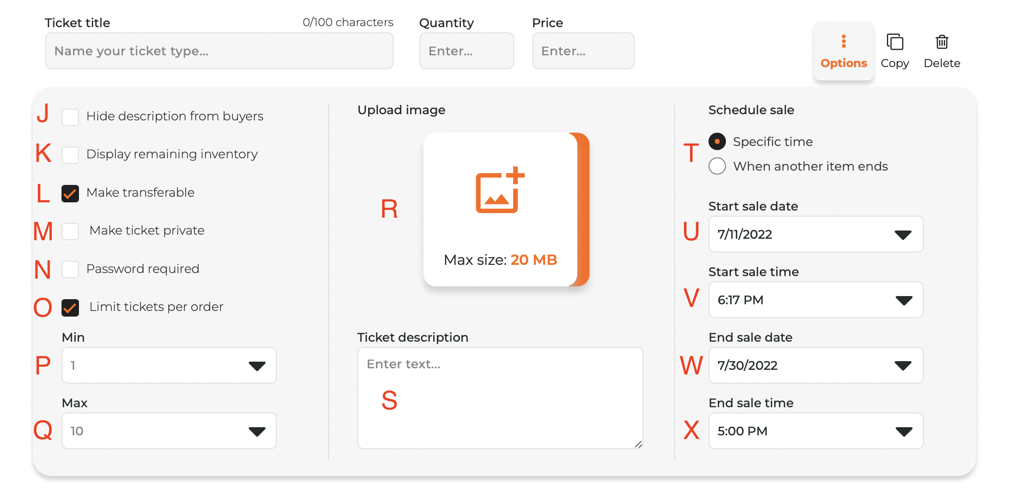 How to manage your event after publishing