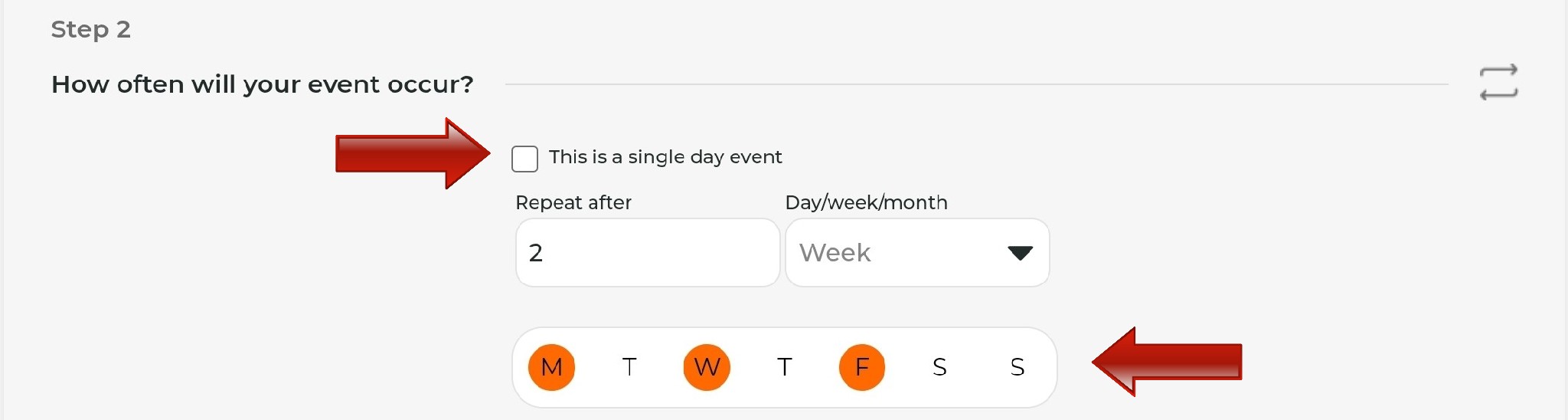 Recurring Event - How often it occurs