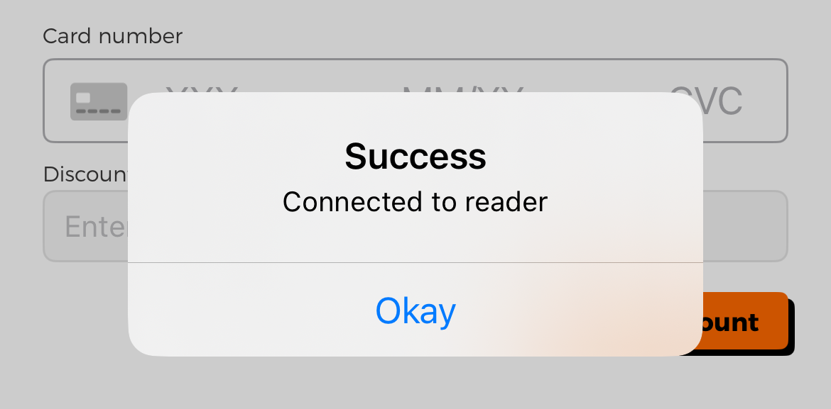 Stripe Reader M2 Pairing Successul 1.18.26
